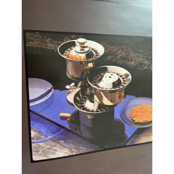 Vintage 1987 Historical Innovations in Pharmacy Pharmacist Poster Afrin Promo - Picture 5 of 8